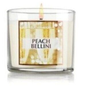 Bath & Body Works Peach Bellini Candle Slatkin